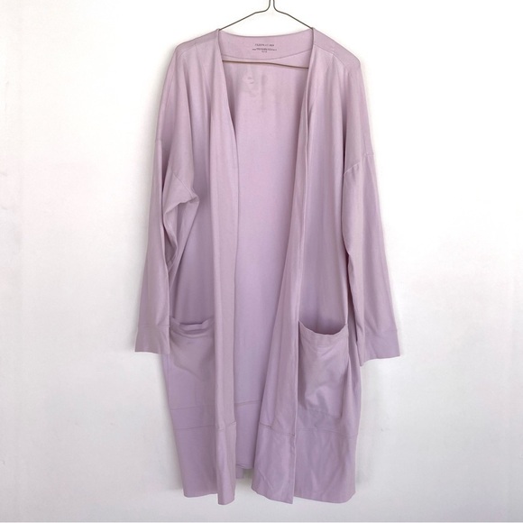 EILEEN FISHER blush lilac Open Cardigan Duster Womens size XL - Picture 9 of 10